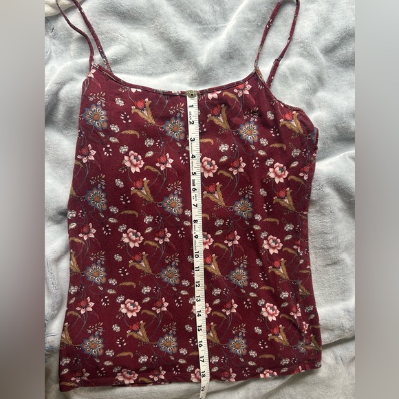 LOFT Floral Red Camisole Top - Picture 5 of 5